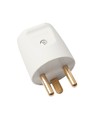 Witte stekker - Met aarde, 250V, 16A, IP20 binnen