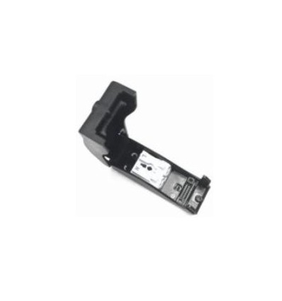 Boîte de connexion noire avec connecteur rapide - 2 pôles, décharge de traction aux deux extrémités, IP20 intérieur