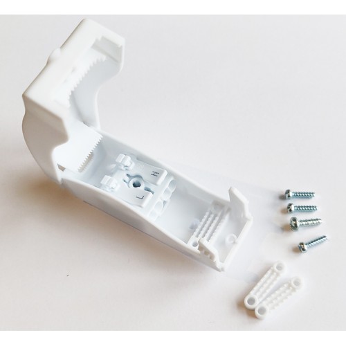 Boîtier de connexion blanc avec connecteur rapide - IP20 intérieur, 2 pôles, serre-câble