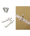 20 pcs de clips de montage pour bandes LED IP20