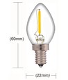 Mini ampoule E14 0,7W dimmable