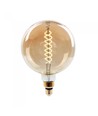 Ampoule globe LED géante E27 8W dimmable - Ø20 cm, Filament carbone, blanc extra chaud, 2000K