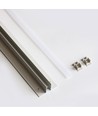 Rail Troldtekt 60 cm pour rubans LED - Encastré, extensible