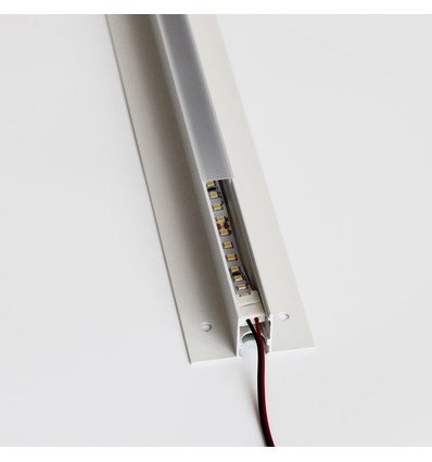 Rail Troldtekt 60 cm pour rubans LED - Encastré, extensible