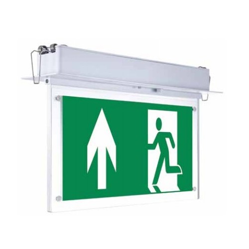 V-Tac loftmonteret/indbygget LED exit skilt - 2W, Samsung LED chip