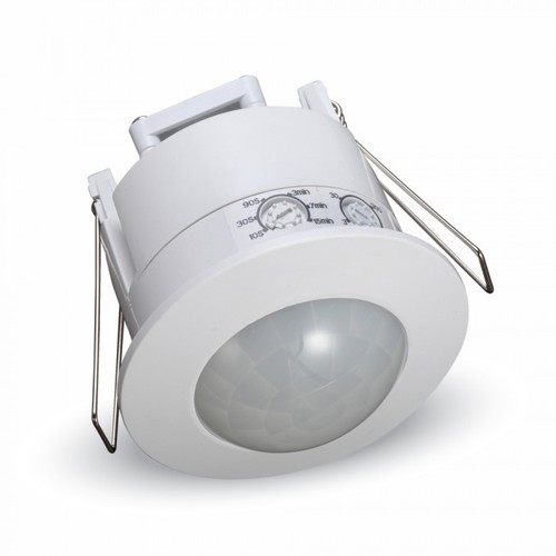 Capteur de mouvement encastrable V-Tac - compatible LED, blanc, infrarouge PIR, IP20 intérieur