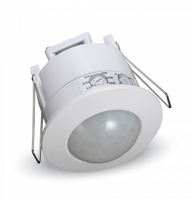 Capteur de mouvement encastrable V-Tac - compatible LED, blanc, infrarouge PIR, IP20 intérieur