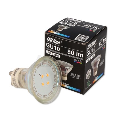 GU10 1W Groene LED spot