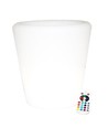 Cache-pot LED RGB V-Tac - Rechargeable, avec télécommande, 28x28x29 cm