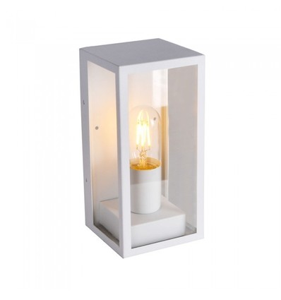 Applique murale E27 - IP44 extérieur, blanc, sans source lumineuse