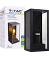 E27 Wandlamp - IP44 buiten, wit, zonder lichtbron
