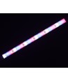 Profilé alu étanche 0,5m 10,5W pour croissance - 24V DC, IP65, ratio 3:1 rouge/bleu, avec connecteur