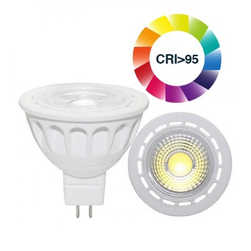 GU5.3 3W dimbare LUX3 LED spot - 12V, MR16, RA 97