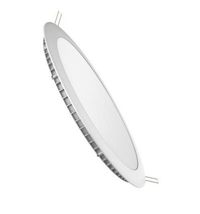 18W Ø22,5cm LED inbouwpanel - Zaaggat: Ø21 cm, Afmetingen: Ø22,5 cm