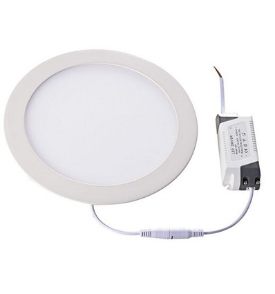 Dalle LED encastrable 11W Ø20cm - Découpe : Ø18 cm, Dimensions : Ø20 cm