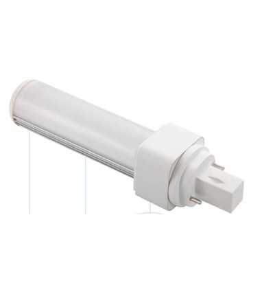 G24D 9W LED-lamp - Direct/Ballast compatibel, 180°, vervangt 26W