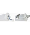 150cm 160lm/W 32W vandtæt komplet LED armatur, Gennemfortrådet - 5120lm, IP65