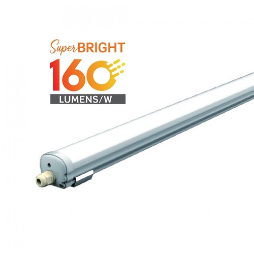 150cm 160lm/W 32W vattentät komplett LED-armatur, Vidarekopplingsbar - 5120lm, IP65