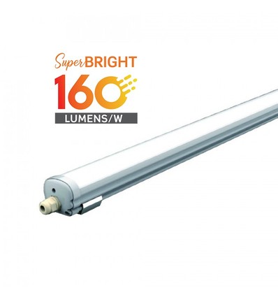 150cm 160lm/W 32W waterdicht compleet LED-armatuur, Doorvoerbedraad - 5120lm, IP65