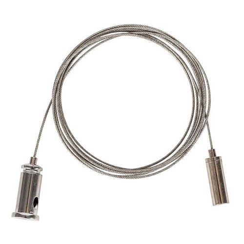 Wire oppheng for armatur - 1,5 meter, justerbar høyde, sett med 2 stk