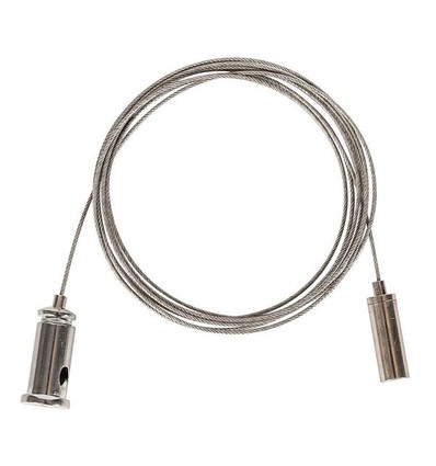 Wire oppheng for armatur - 1,5 meter, justerbar høyde, sett med 2 stk