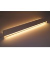 Applique murale LED blanche allongée 20W - IP44 extérieur, indirecte, source lumineuse incluse