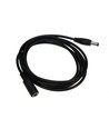 DC Forlengerkabel - 3 m, 5V-24V, svart