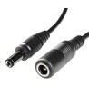 Câble de rallonge DC - 3 m, pour bandes LED, 5V-24V, noir