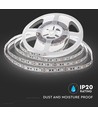 5m 10,8W/m LED-strip - 12V DC, IP20, 60 LED's per meter