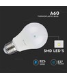 Ampoule LED E27 8,5W - A60, 200 degrés