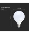 E27 10W LED globe lamp - Ø9,5 cm