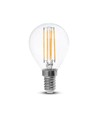 E14 4W LED klotlampa - Filament, P45