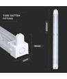 60cm T8 LED grundarmatur - Til 1x 60cm LED rør, IP20 indendørs
