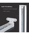 Réglette LED T8 120cm - Pour 2x tubes LED 120cm, IP20 intérieur