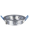 MR16 of GU10 Downlight kit - Zonder lichtbron, geborsteld aluminium, Zaagmaat: Ø7,5 cm, Afmetingen: Ø9,1 cm