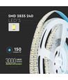 5m 18W/m LED-strip - 12V DC, IP20, Høy lumen, 240LED