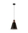 Suspension moderne V-Tac - Cuivre + noir sablé, Ø22 cm, E27