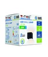5W LED wandlamp - IP65 buiten, vierkant, verstelbare stralingshoek, zwart, incl. lichtbron