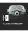 V-Tac luminaire étanche 120 cm avec tube - Incl. 2 tubes LED 18W, IP65, 230V
