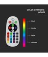 E27 6W LED-lamp - Met RF-afstandsbediening, RGB