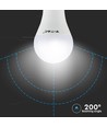 E27 6W LED-pære - Med RF-fjernkontroll, RGB