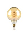 E27 5W LED globe lamp - Ø12,5cm, Kooldraad, extra warm wit