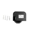 Détecteur de mouvement - IP44 extérieur, compatible LED, noir, PIR infrarouge