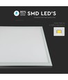 Outlet: Dalle LED 60x60, 32W - 120lm/W, bord blanc