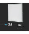 Outlet: Dalle LED 60x60, 32W - 120lm/W, bord blanc