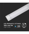 Réglette LED complète 120cm 40W - 6 ans de garantie