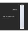 V-Tac 150 cm double luminaire LED de base - Incl. 2 pcs tubes LED 22W, IP20