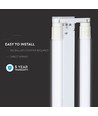 V-Tac 150 cm double luminaire LED de base - Incl. 2 pcs tubes LED 22W, IP20