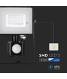 Projecteur LED 30W avec détecteur - Puce LED Samsung, lampe de travail