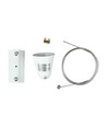 Suspension à câble V-Tac pour rails - Blanc, compatible avec rails V-Tac, 3 phases